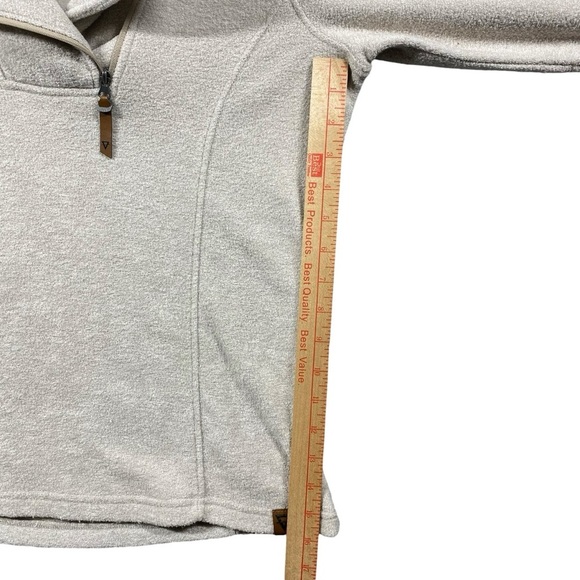 Liv‎ Outdoor Jacket Women Small 1/4 Zip Oatmeal All Season Packable Gorpcore - Picture 9 of 13